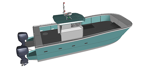 conception catamaran RIDER CS33