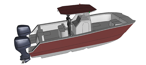 conception catamaran RIDER SF27
