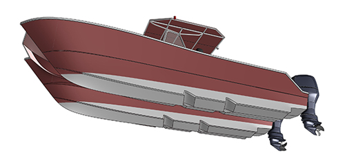 conception catamaran RIDER SF27