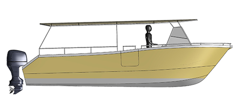conception catamaran RIDER CS31
