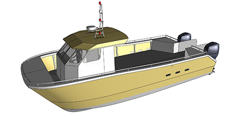 conception catamaran RIDER CS31